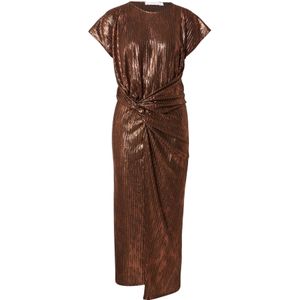 IRO Jurk 'TASMINE'  bruin