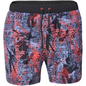 KOROSHI Zwemshorts  saffier / duifblauw / rood / zwart