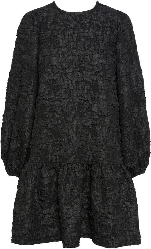 PIECES - PCGretchen - Jurk - Zwart - Kort/mini - Losse Pasvorm