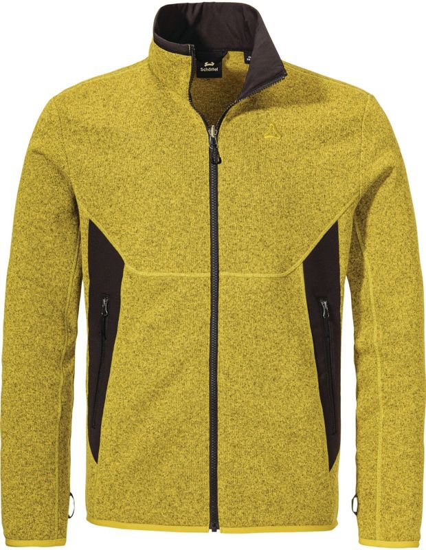 Schöffel - CIRC Fleece - Fleecejack - Geel - Lange Mouwen - Regular Fit