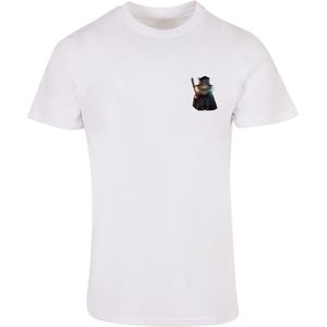 F4NT4STIC Shirt 'Wizard Cat'  gemengde kleuren / wit
