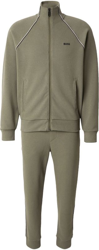 BOSS Joggingpak  donkerbeige