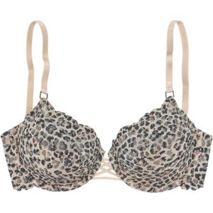 Balconette BH - Luipaardprint - Microtouch - Met Beugel