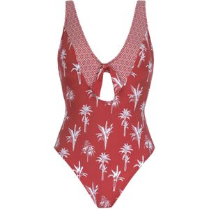 OLYMPIA Badpak  rood / wit