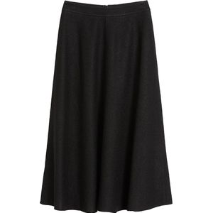 Marc O'Polo - Rok - Zwart - Knielengte - Viscose