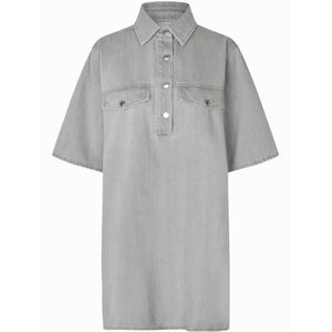 SECOND FEMALE Jurk 'Esso'  grey denim