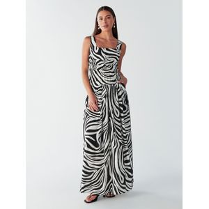 BWLDR Jurk 'SAFIA '  zwart / wit