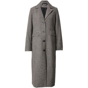 PIECES Tussenmantel 'PCJADINE'  ecru / chocoladebruin / zwart