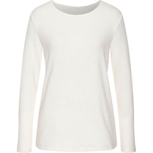 Vivance - Shirt - Crème - Lange Mouwen - Soepelvallende Kwaliteit met Viscose