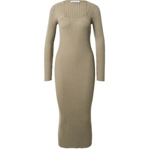 modström Gebreide jurk 'Cate'  olijfgroen