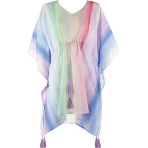 OLYMPIA Strandjurk  blauw / lichtgroen / lichtlila / rood