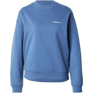 Pepe Jeans Sweatshirt 'STY'  royal blue/koningsblauw / wit