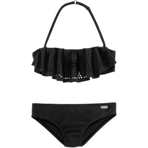 Look - Bandeau Bikini - Zwart - Polyamide
