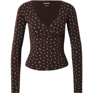 HOLLISTER Shirt  bruin / groen / rosa