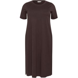KAFFE CURVE Jurk 'Caline'  chocoladebruin