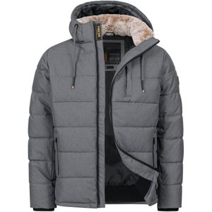 INDICODE JEANS Winterjas 'Hebero'  grijs