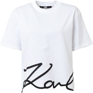 Karl Lagerfeld Shirt  zwart / wit