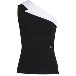 Karl Lagerfeld Top  zwart / wit