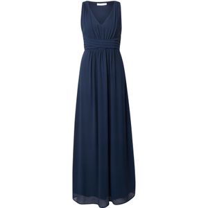VILA - Avondjurk - Donkerblauw - Lang/maxi - V-hals