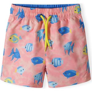 MINOTI Zwemshorts  blauw / lichtblauw / geel / zalm roze