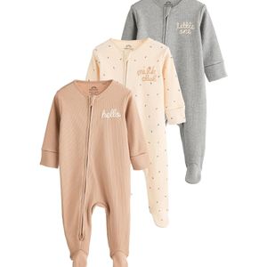 Next Nachtkledij  beige / crème / grijs