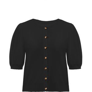 Imily Bela Gebreid vest  zwart