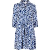 Apricot - Blousejurk - Navy / Wit - Korte Lengte - Normale Pasvorm