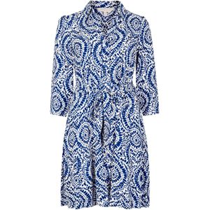 Apricot - Blousejurk - Navy / Wit - Korte Lengte - Normale Pasvorm