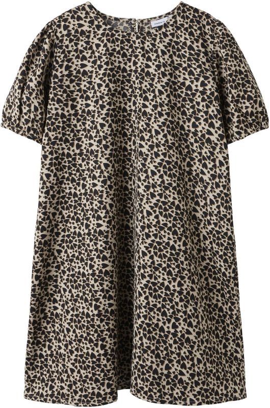 Jerseyjurken - Korte Mouwen Jurk - Vierkante Hals - Mouwloos - Regular Fit