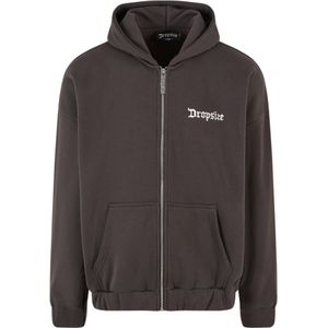 Dropsize Sweatvest  zwart / wit