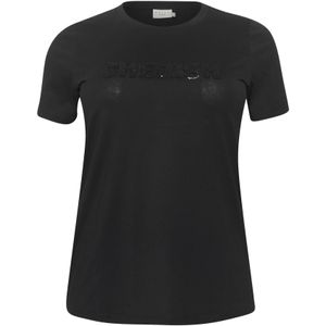 KAFFE CURVE Shirt 'KC Sandi'  zwart