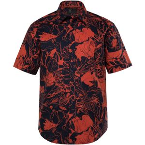 JP1880 Overhemd  navy / roestbruin