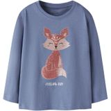 NAME IT Shirt 'NMFVEEN'  beige / marine / brons