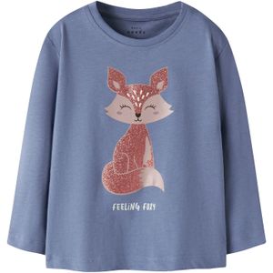 NAME IT Shirt 'NMFVEEN'  beige / marine / brons