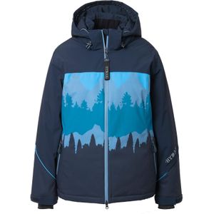 Ulla Popken Functionele jas  blauw gemêleerd