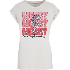 F4NT4STIC Shirt 'Merry Christmas'  lichtgrijs / gemengde kleuren