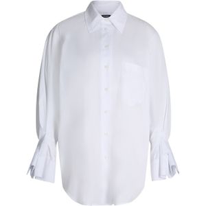 JOOP! - Benice - Blouse - Wit - Klassieke Blouse - Lange Mouwen