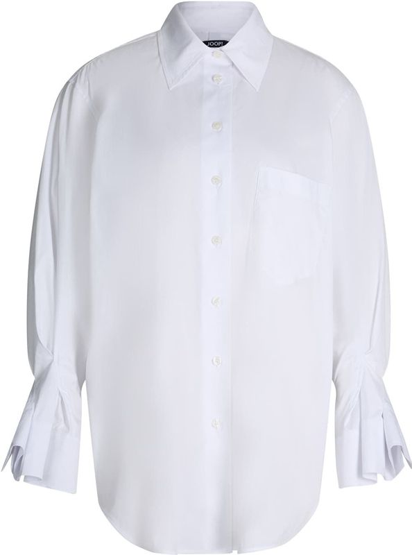 JOOP! - Benice - Blouse - Wit - Klassieke Blouse - Lange Mouwen