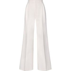 SEIDENSTICKER - Pantalon - Wit - Katoen - Lang/maxi