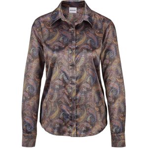 MADELEINE Blouse  taupe / groen / lichtlila / kreeft