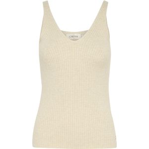 Cream Gebreide top 'Dela'  beige gemêleerd