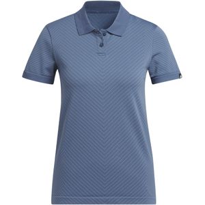 adidas Performance Ultimate365 Tour Primeknit Poloshirt - Dames - Blauw