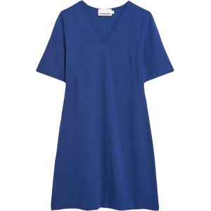ARMEDANGELS - Lesjaa - Jersey Jurk - V-hals - Effen - Korte Mouwen