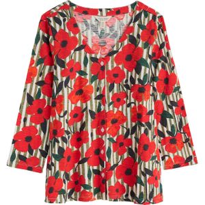 Seasalt Cornwall Blouse  groen / rood / wit