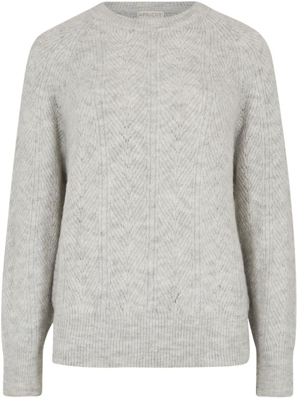 Apricot Trui  zilver