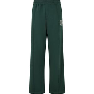 Prohibited Broek 'Camden'  donkergroen / wit