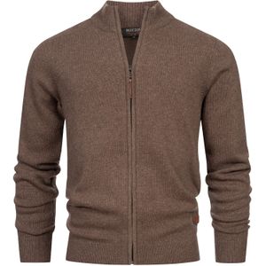 INDICODE JEANS Gebreid vest 'Margous'  bruin