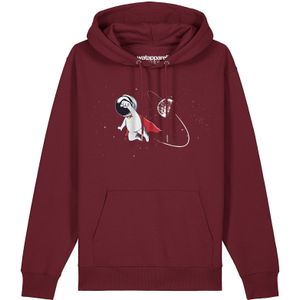 Watapparel Sweatshirt ' Superastronaut '  gemengde kleuren / bourgogne