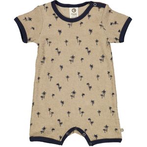 Müsli by GREEN COTTON Rompertje/body  chamois / zwart