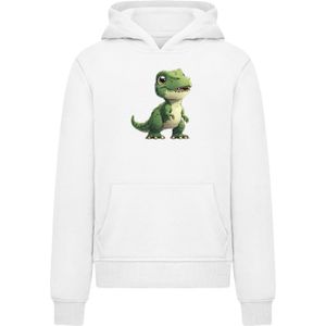F4NT4STIC Sweatshirt 'Süßer grüner Dino'  wit